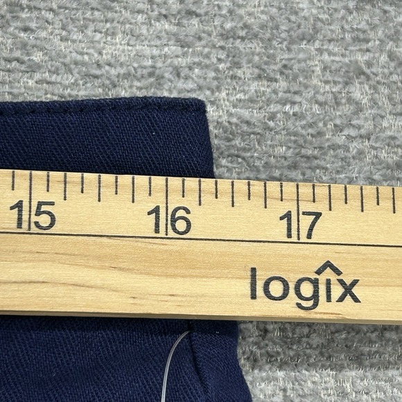 Old Navy Shorts Women Size 10 Blue High waisted Exposed Button Fly Summer New - Picture 5 of 9